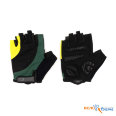 Фото товара «Перчатки Green Cycle Pillow без пальцев S черный/зеленый/желтый»